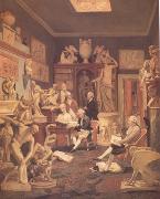 Johann Zoffany Charles Towneley's Library in Park Street (nn03) oil painting picture wholesale